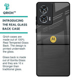 Grey Metallic Glass Case For Motorola Edge 50 Fusion 5G