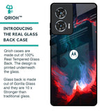 Brush Art Glass Case For Motorola Edge 50 Fusion 5G
