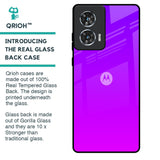 Purple Pink Glass Case for Motorola Edge 50 Fusion 5G