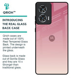 Blooming Pink Glass Case for Motorola Edge 50 Fusion 5G