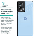 Pastel Sky Blue Glass Case for Motorola Edge 50 Fusion 5G