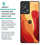 Magma Color Pattern Glass Case for Motorola Edge 50 Fusion 5G