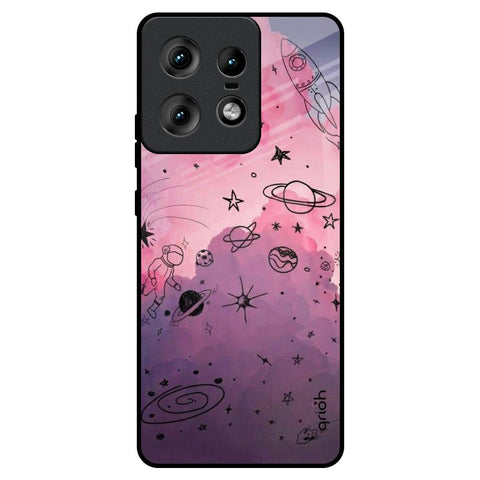 Space Doodles Motorola Edge 50 Pro 5G Glass Back Cover Online