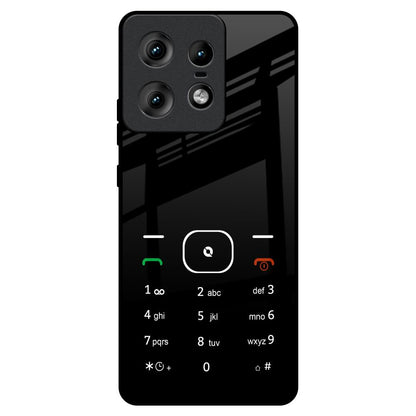 Classic Keypad Pattern Motorola Edge 50 Pro 5G Glass Back Cover Online