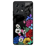 Rose Flower Bunch Art Motorola Edge 50 Pro 5G Glass Back Cover Online