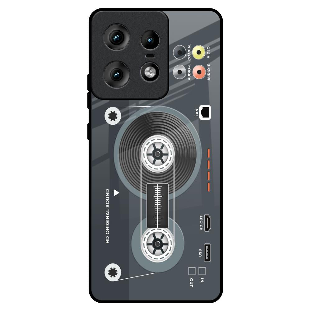 Retro Recorder Motorola Edge 50 Pro 5G Glass Back Cover Online