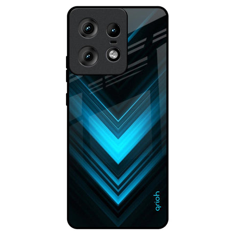 Vertical Blue Arrow Motorola Edge 50 Pro 5G Glass Back Cover Online