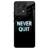 Never Quit Motorola Edge 50 Pro 5G Glass Back Cover Online