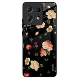 Black Spring Floral Motorola Edge 50 Pro 5G Glass Back Cover Online