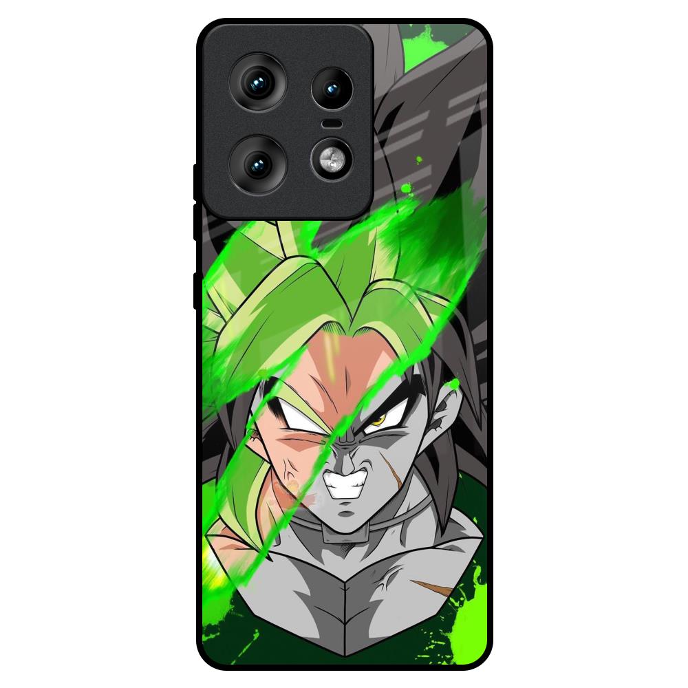 Anime Green Splash Motorola Edge 50 Pro 5G Glass Back Cover Online