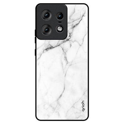 Modern White Marble Motorola Edge 50 Pro 5G Glass Back Cover Online
