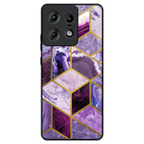Purple Rhombus Marble Motorola Edge 50 Pro 5G Glass Back Cover Online