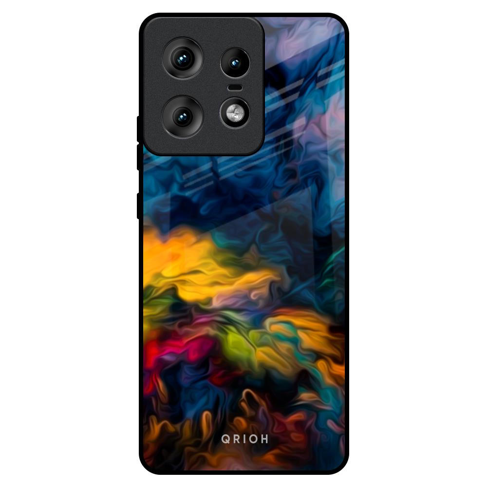 Multicolor Oil Painting Motorola Edge 50 Pro 5G Glass Back Cover Online