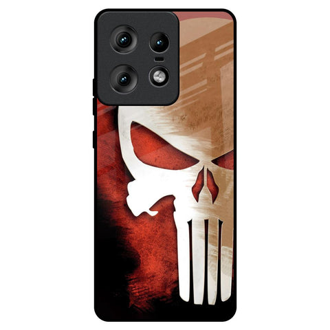 Red Skull Motorola Edge 50 Pro 5G Glass Back Cover Online