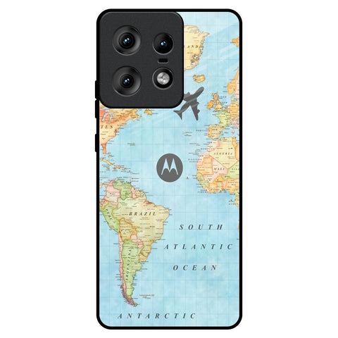 Fly Around The World Motorola Edge 50 Pro 5G Glass Back Cover Online