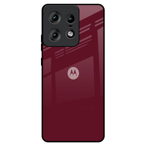 Classic Burgundy Motorola Edge 50 Pro 5G Glass Back Cover Online