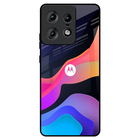 Colorful Fluid Motorola Edge 50 Pro 5G Glass Back Cover Online