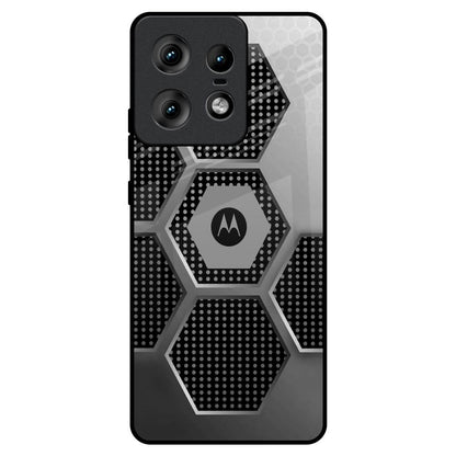 Hexagon Style Motorola Edge 50 Pro 5G Glass Back Cover Online