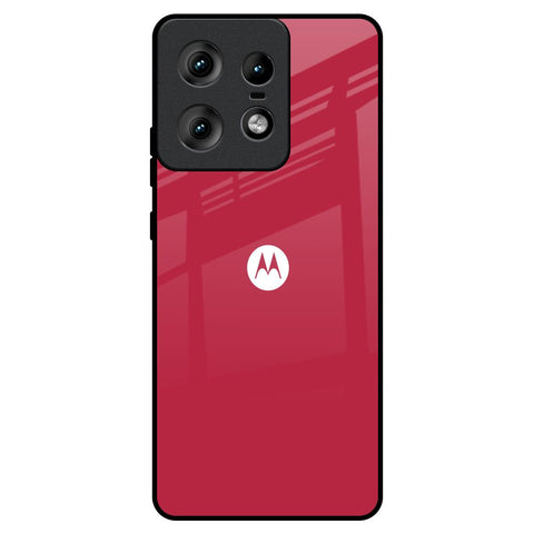 Solo Maroon Motorola Edge 50 Pro 5G Glass Back Cover Online