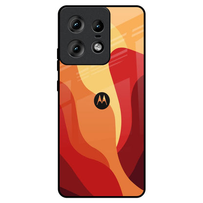 Magma Color Pattern Motorola Edge 50 Pro 5G Glass Back Cover Online