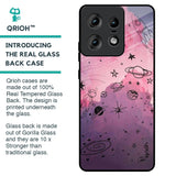 Space Doodles Glass Case for Motorola Edge 50 Pro 5G