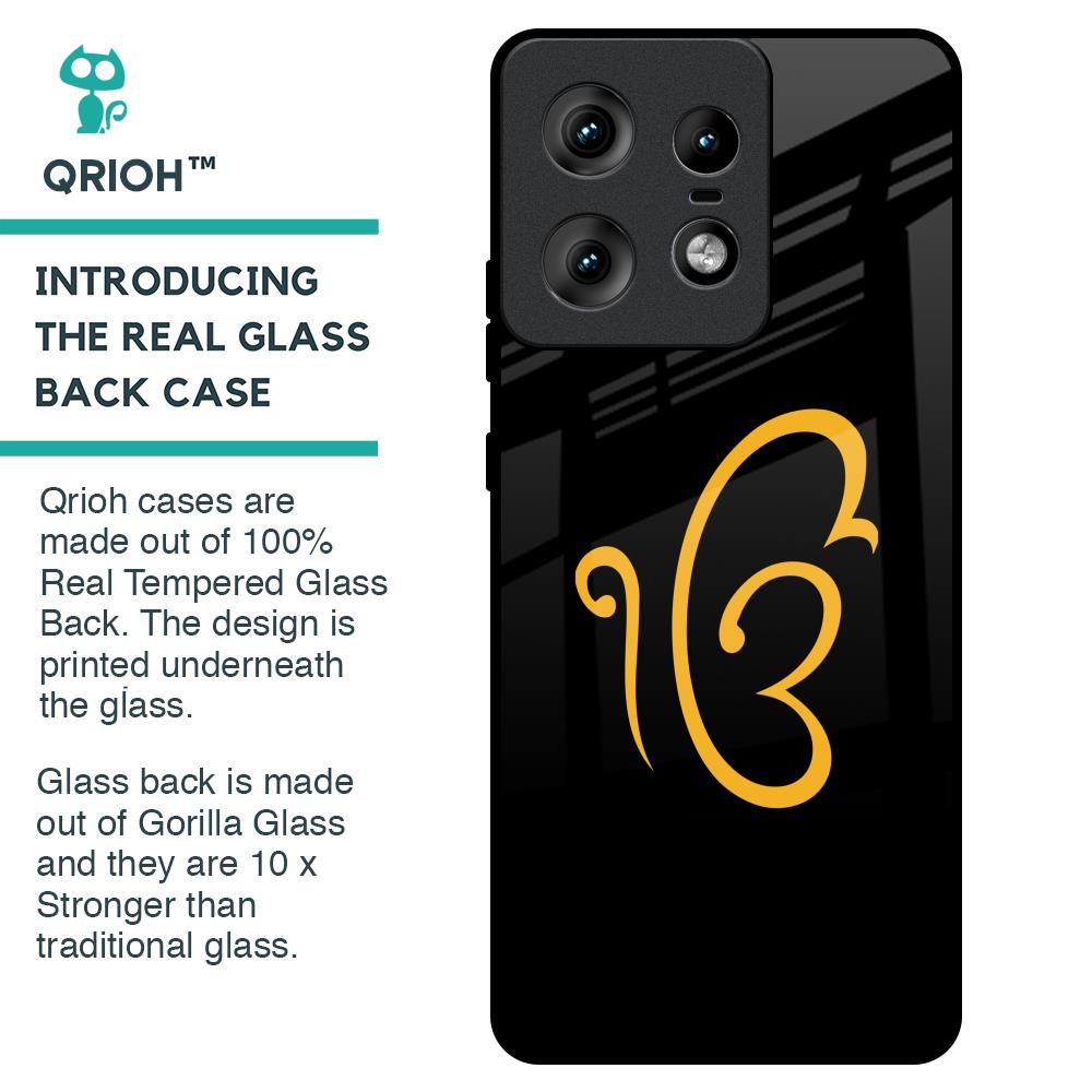 Luxury Fashion Initial Glass Case for Motorola Edge 50 Pro 5G