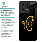 Luxury Fashion Initial Glass Case for Motorola Edge 50 Pro 5G
