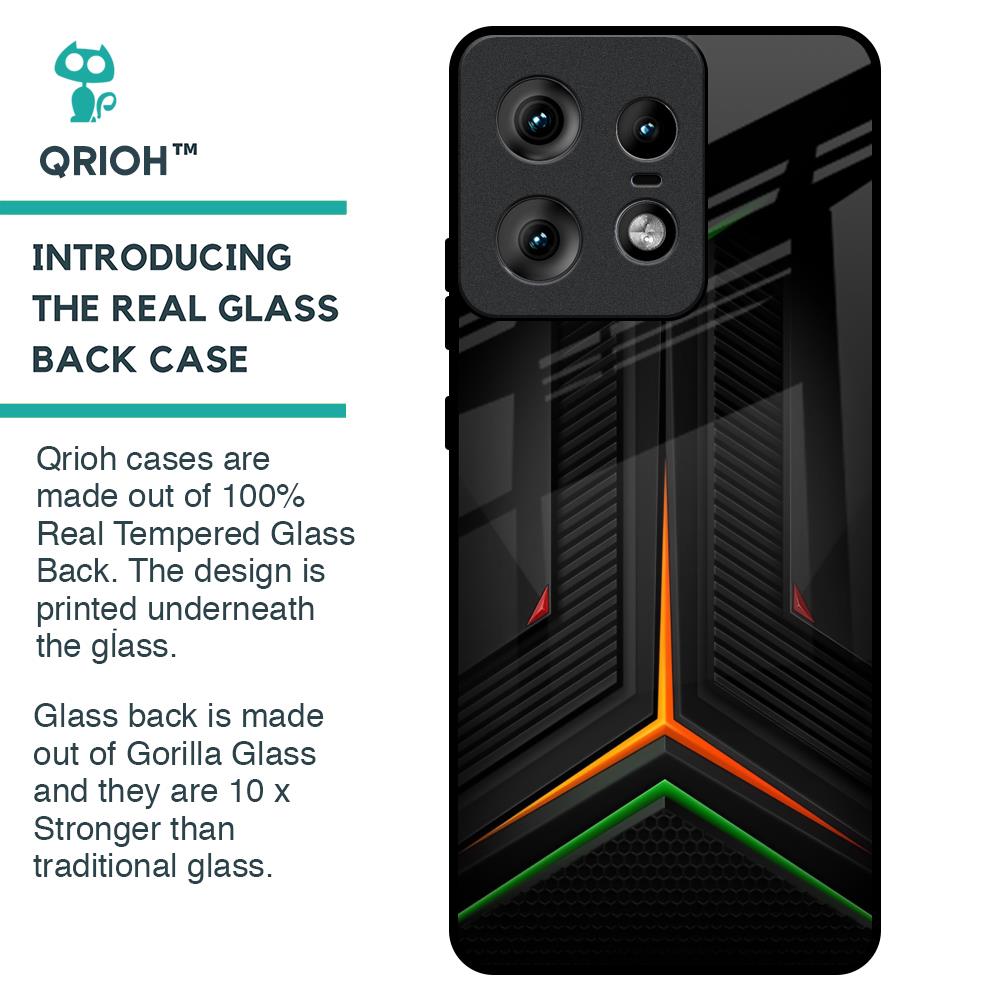 Modern Ultra Chevron Glass Case for Motorola Edge 50 Pro 5G