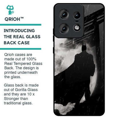 Dark Warrior Hero Glass Case for Motorola Edge 50 Pro 5G