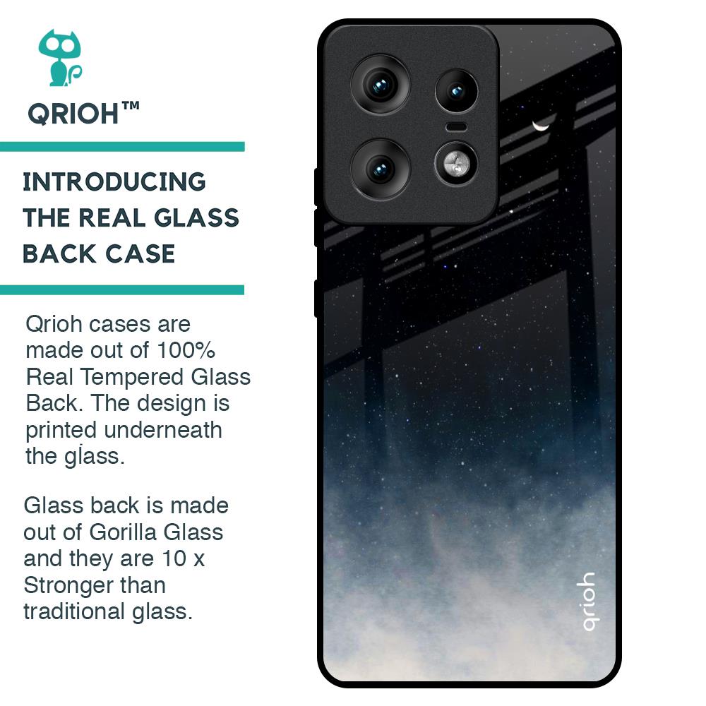 Black Aura Glass Case for Motorola Edge 50 Pro 5G