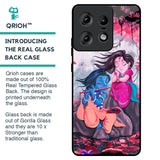 Radha Krishna Art Glass Case for Motorola Edge 50 Pro 5G