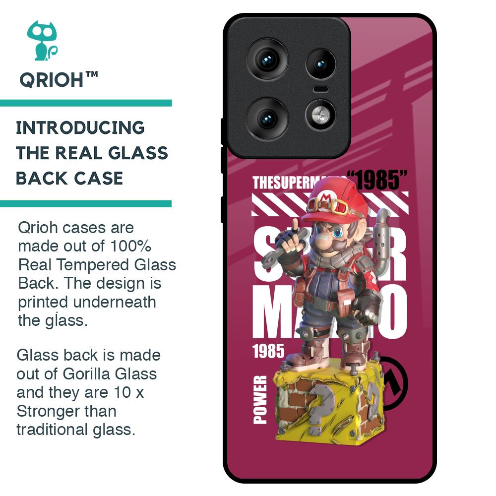 Gangster Hero Glass Case for Motorola Edge 50 Pro 5G