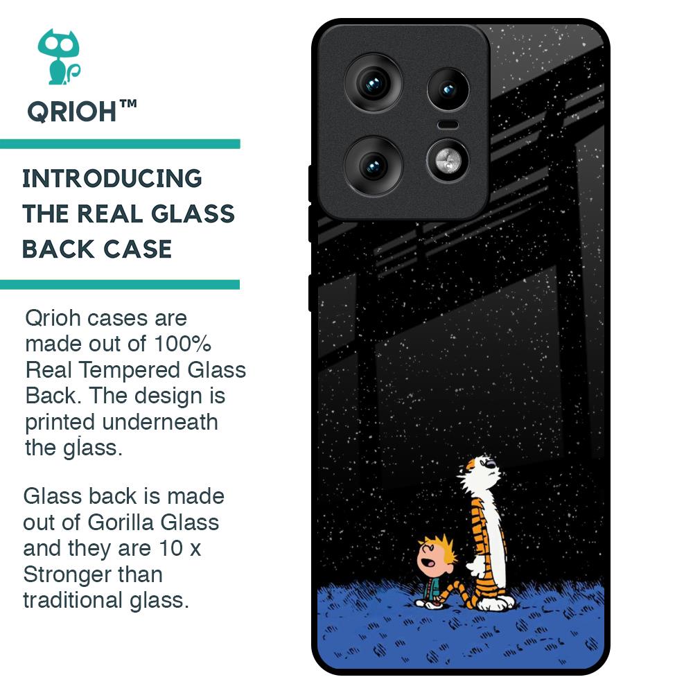 Night Sky Star Glass Case for Motorola Edge 50 Pro 5G