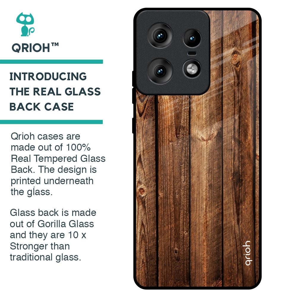 Timber Printed Glass Case for Motorola Edge 50 Pro 5G