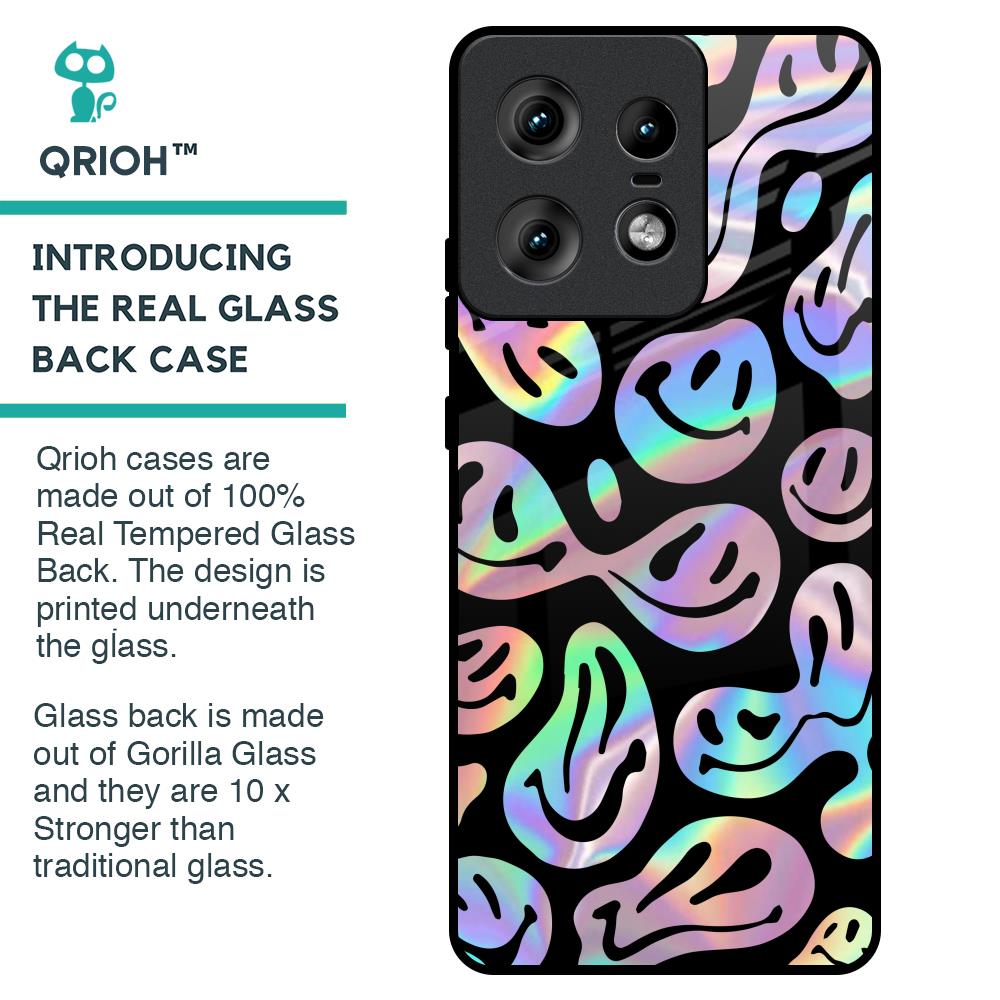 Acid Smile Glass Case for Motorola Edge 50 Pro 5G