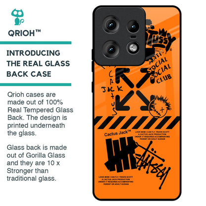 Anti Social Club Glass Case for Motorola Edge 50 Pro 5G