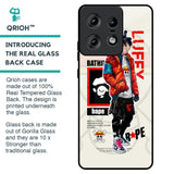 Bape Luffy Glass Case for Motorola Edge 50 Pro 5G