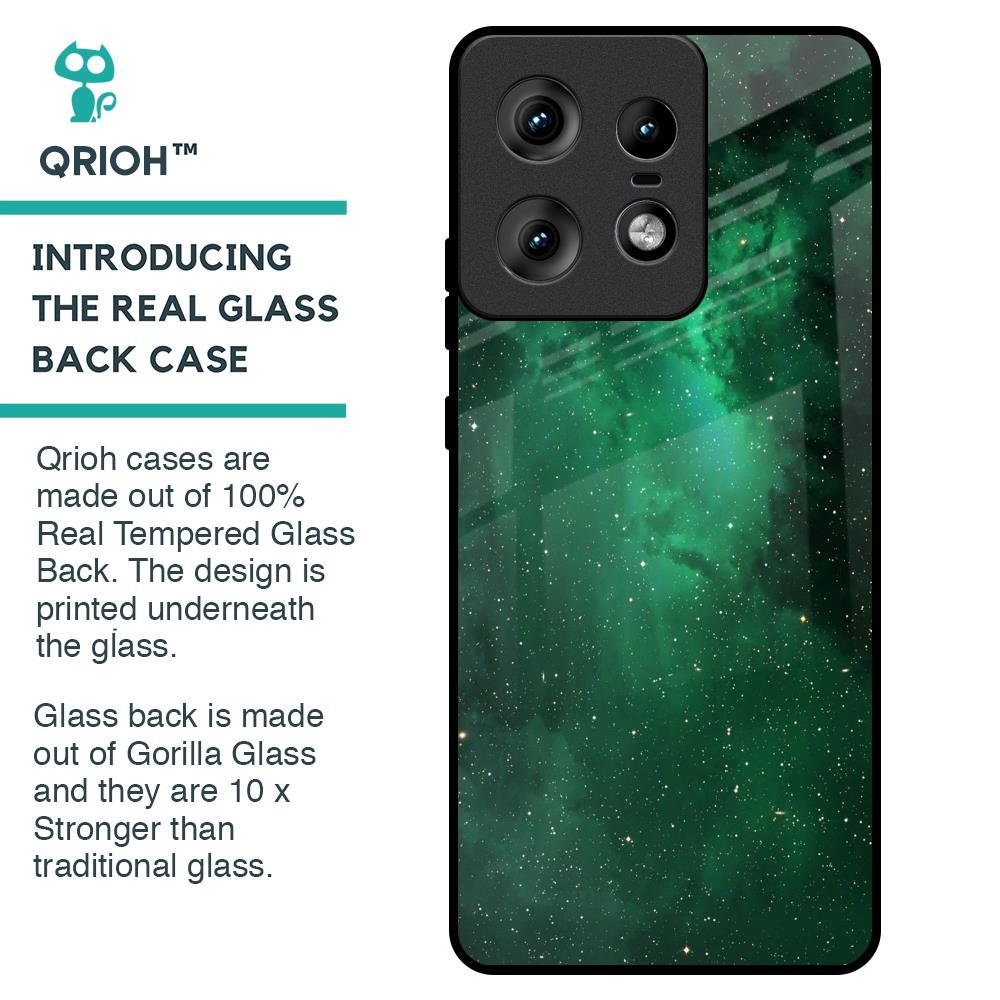 Emerald Firefly Glass Case For Motorola Edge 50 Pro 5G