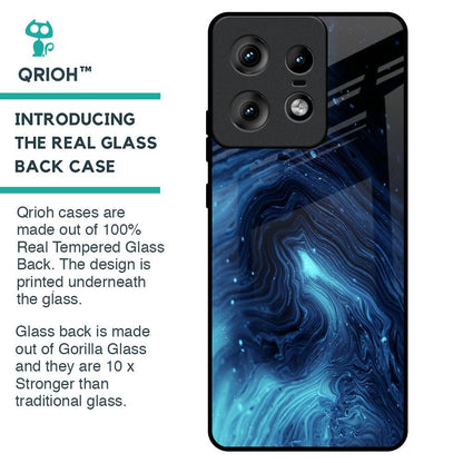 Dazzling Ocean Gradient Glass Case For Motorola Edge 50 Pro 5G