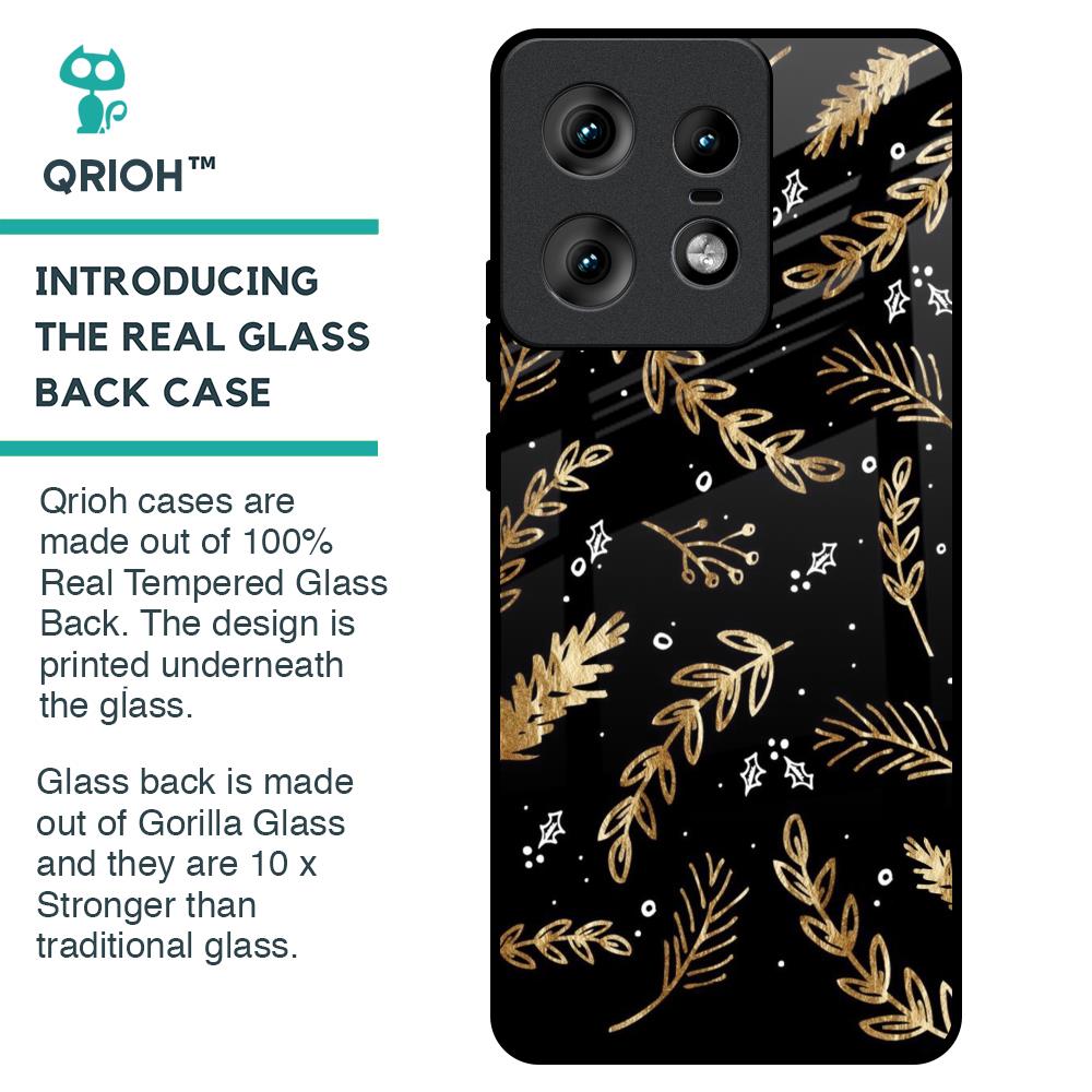 Autumn Leaves Glass Case for Motorola Edge 50 Pro 5G