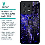 Techno Color Pattern Glass Case For Motorola Edge 50 Pro 5G