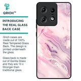 Diamond Pink Gradient Glass Case For Motorola Edge 50 Pro 5G