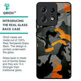 Camouflage Orange Glass Case For Motorola Edge 50 Pro 5G