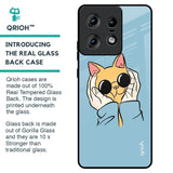 Adorable Cute Kitty Glass Case For Motorola Edge 50 Pro 5G