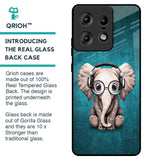 Adorable Baby Elephant Glass Case For Motorola Edge 50 Pro 5G