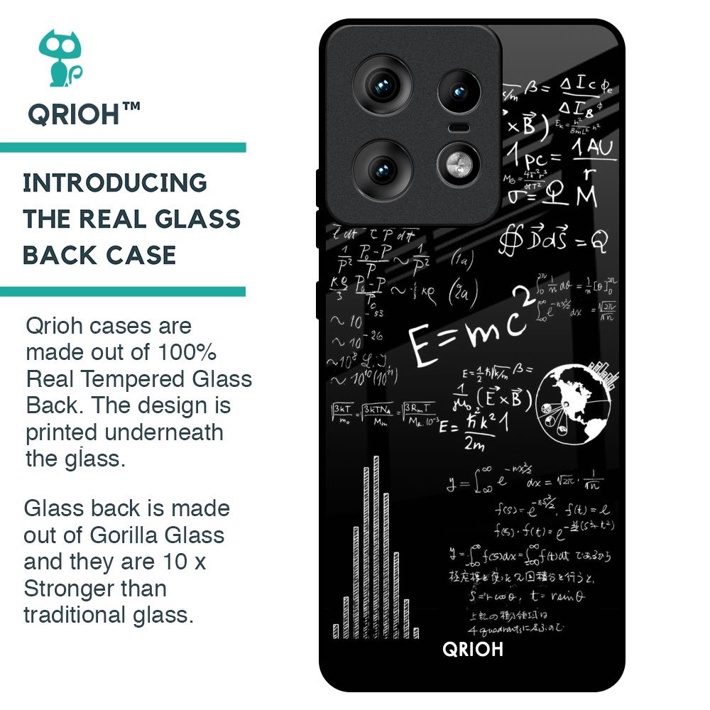 Funny Math Glass Case for Motorola Edge 50 Pro 5G