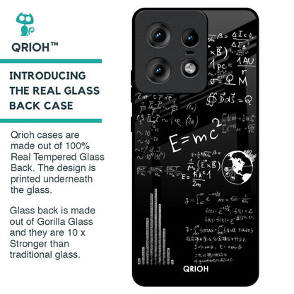 Funny Math Glass Case for Motorola Edge 50 Pro 5G