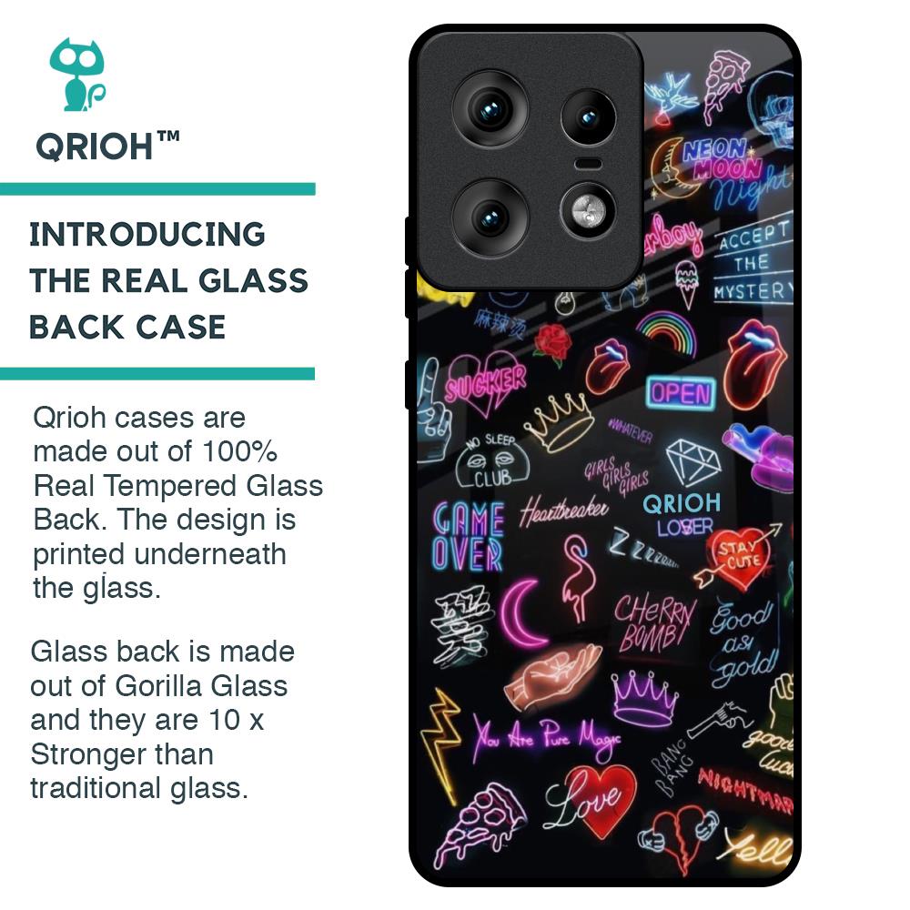 Accept The Mystery Glass Case for Motorola Edge 50 Pro 5G