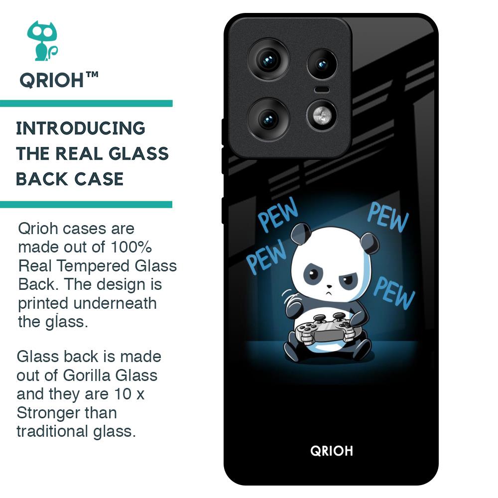 Pew Pew Glass Case for Motorola Edge 50 Pro 5G