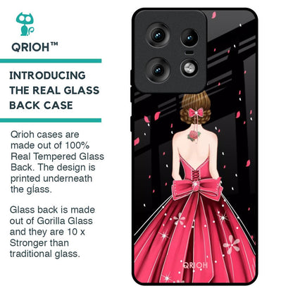 Fashion Princess Glass Case for Motorola Edge 50 Pro 5G